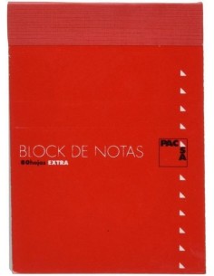 Paq 10 bloc notas con tapa 16º 80h 60gr liso